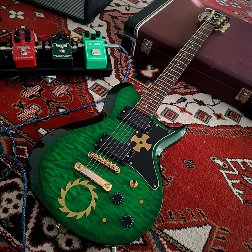 Washburn Wi64 Permuto (epiphone, Squier, Ibanez ) Diestro Verde Rosewood (Usado)