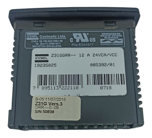 Controlador Coel Z31g - Grce-4p Grce-2p Original Gelopar 24v