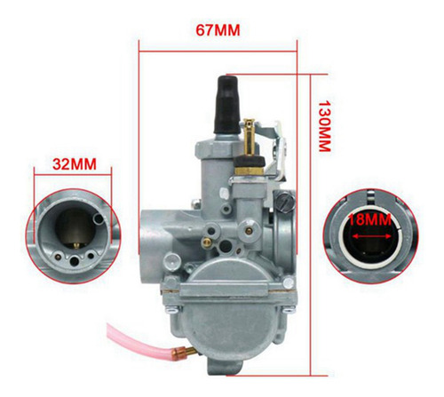 Carburador Vm18mm Vm18-144 1002-0046 Mikuni Geniune Vm 18mm