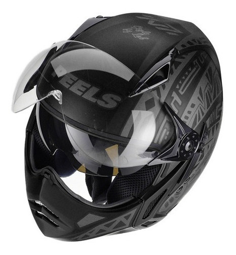 Capacete Moto Peels Mirage Nazka Preto Grafite Tamanho do capacete XL (61/62)