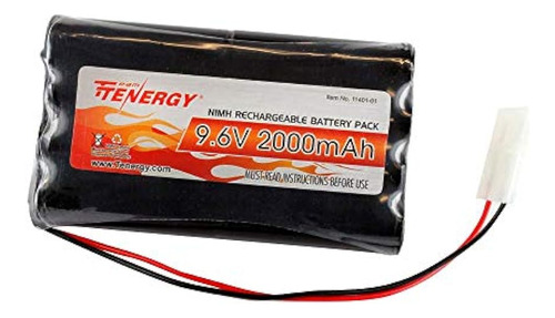 Tenergy 9.6v Nimh Battery Pack Con Conector Tamiya Estandar