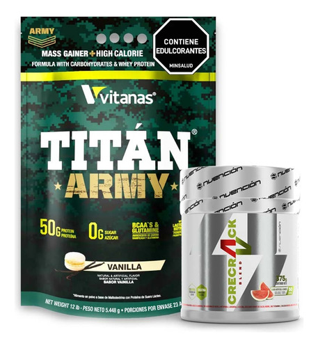 Titan Army 12lb Vitanas  Bolsa - L a $23346