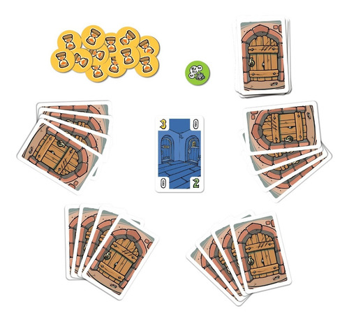 Knock, Knock! Dungeon! - Papergames Pocket Jogo De Cartas