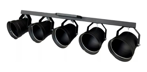 4x Luminária Vara Com 5 Refletores Par36 Curtos P/ Ar111