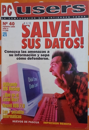 Revista Pc Users Argentina N° 40 1994