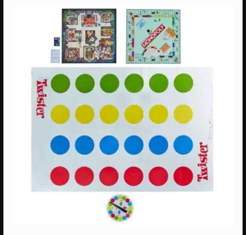 Paquete 3 Juegos De Mesa Twitter , Clue Y Monopoly Clásico