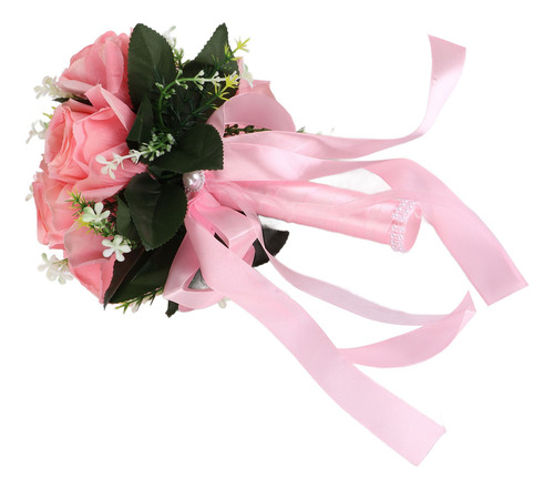Simulación De Flores De Seda Artificial Para Ramo De Boda