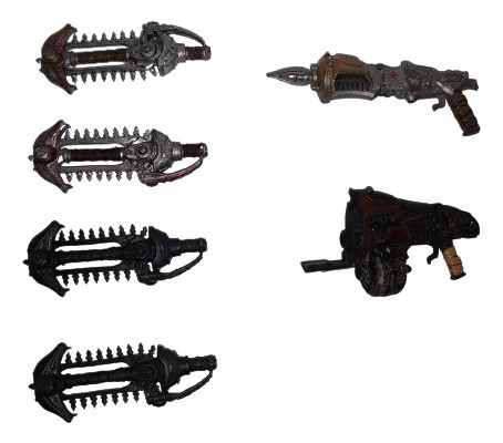 Lote De 6 Armas - Gears Of War - Neca