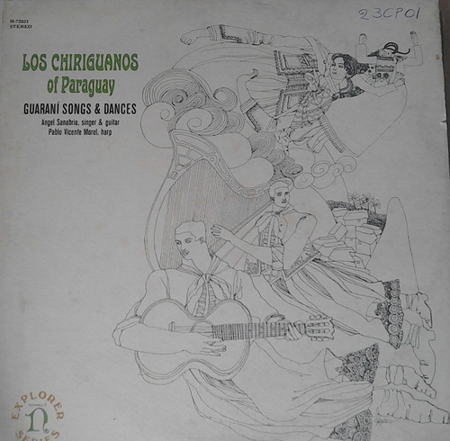 Disco Lp Los Chiriguanos De Paraguay / Sonido  Baile Guarani