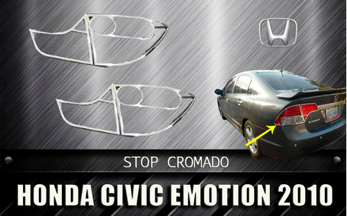 Cobertor Cromado De Stop Trasero Civic Emotion