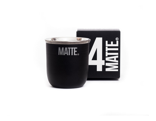 Mate 304 Acero Inoxidable + Bombilla Matte Acero Inoxidable