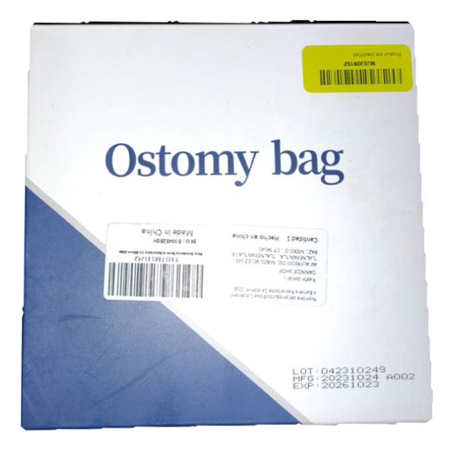 Bolsa Colostomía / Ostomy Bags Paquete 10 Piezas