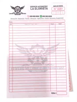 Comprar 1000 Notas De Venta ½ Carta A Color Autocopiante 1 Copia