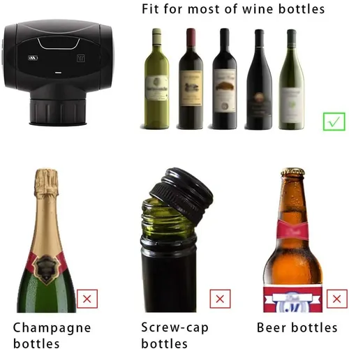 Electric Vacuum Wine Stoppers, Wine Bottle Stopper Sealer