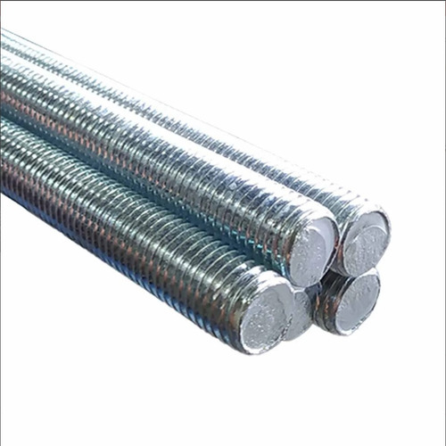 Barra Roscada Zincada M16 X 1000mm Ma (01 Metro) Tnt - 03un Cor Zincado