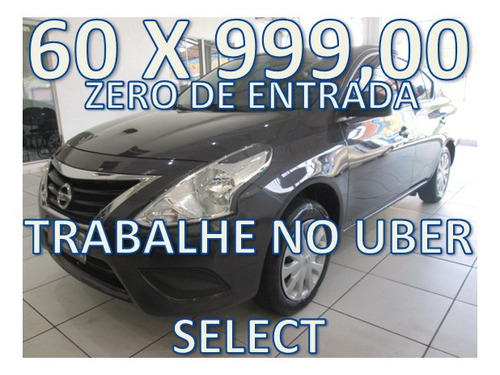 Nissan Versa Unico Dono Zero De Entrada Trabalhe Aplicativo