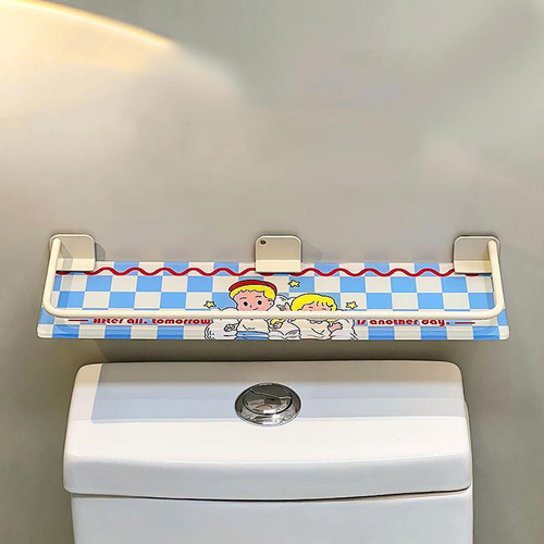 Estante De Ducha Organizador De Almacenamiento De Baño Azul