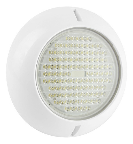 Lampara De Piso Sumergible Atlantis Led Azul 20w Tecnolite Color De La Estructura Blanco Color De La Pantalla Blanco