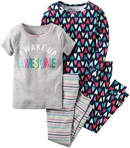 Carters Bebe Niñas 4 Pc Algodon 331g159