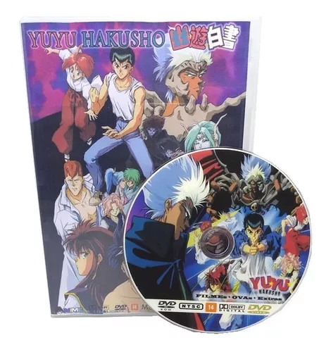 Dvd Yuyu Hakusho Completo Dublado + Filmes + Ovas + Extras