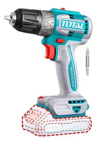 Taladro Atornillador Inalambrico 10mm 20v Total Tdli204531