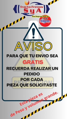 Maza Trasera Fruehauf 1 De Rosca (518410 Y 518445)