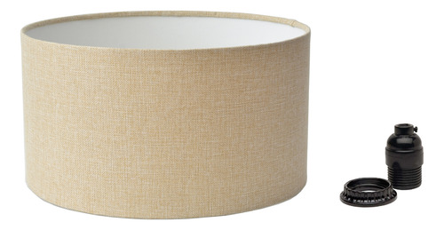 Pantalla Para Lampara De Piso O Colgante Mas Socket Beige