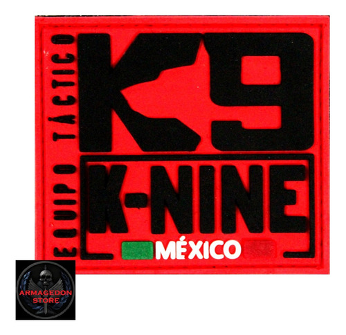 Parche K9 K-9 Knine Militar Policia Tactico Perro Binomio Rk