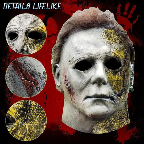 . Nueva Máscara De Micheal Myers Scary Halloween Con M