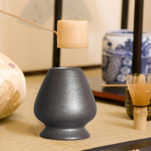 2 Soporte Tradicional Para Batidor Matcha, Herramienta Negro
