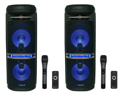 2 Altavoz Rockville Go Party X10 Dual 10  Conexion Bluetooth