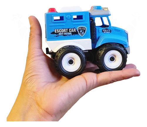 Camión Carrito Truck De Policia Rescate Juguete Bebé Niños