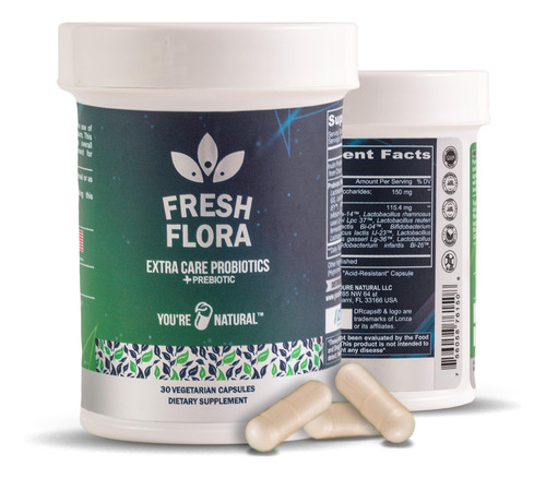 Fresh Flora Probióticos Y Prebióticos 15 Mil Millones Ufc