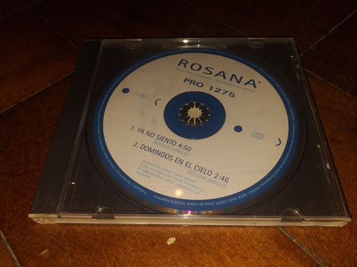 Rosana Cd Single Promo Ya No Siento Pop Latino 1999