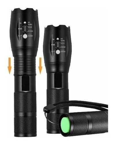 Linterna Cree Led Tactica Xmlt6 + Pila + Cargador
