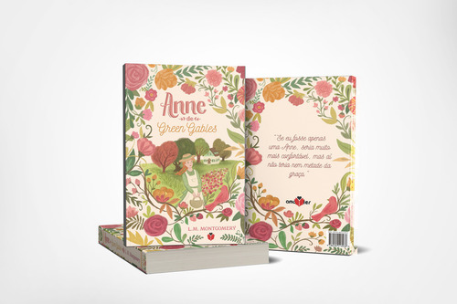 Anne de Green Gables, de Maud Montgomery, Lucy. Editorial Amoler, capa mole em português, 2022