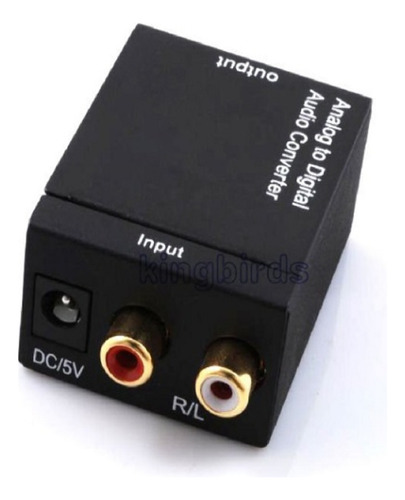 Adaptador Toslink Audio Dig. A Rca