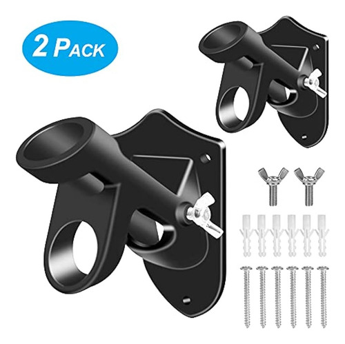 Ll 2 Pcs Soportes For Asta De Bandera Soporte For Bandera