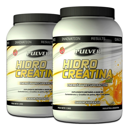 2x1 Hidro Creatina Mix Pulver 1.5 Kilos Energia Recuperacion