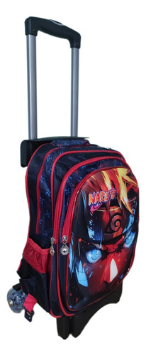 Mochila Naruto Primaria Combo 3 Piezas. Incluye Lonchera Y Lapicera (Reacondicionado)