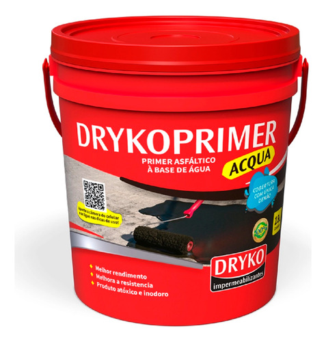 Primer Manta Asf Base Dágua 18l Drykoprimer Acqua Dryko