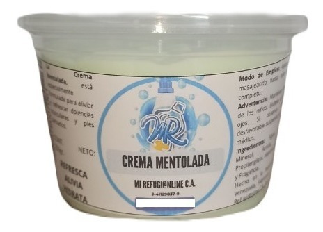 Crema Corporal Humectante Mentolada