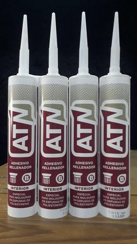 Imagen 2 de 3 de Adhesivo Para Molduras Cornisas En Cartucho 500gr