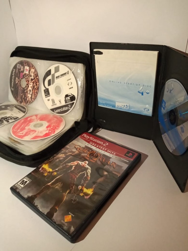 Ps2 Sony Slim + Gow 2 Original + Mix Juegos + Cd Online