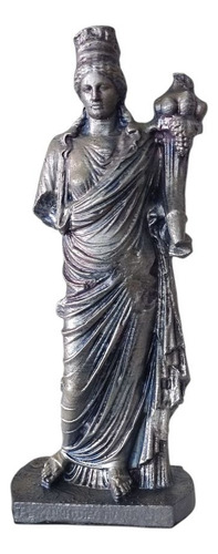 Estatua Tykhe De Pérgamo 3dbauerstudio 20 Cm Gris Oscuro