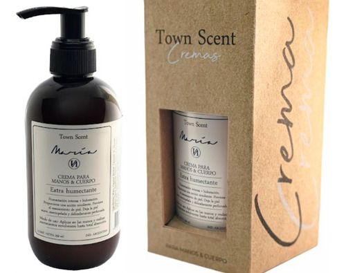 Crema Humectante Maria Fragancia Premium Town Scent 250ml