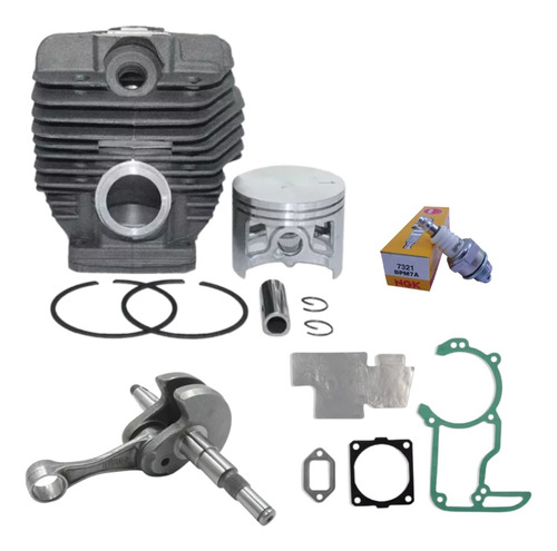 Kit Cilindro Virabrequim Vela Para Motosserra Stihl 650 52mm