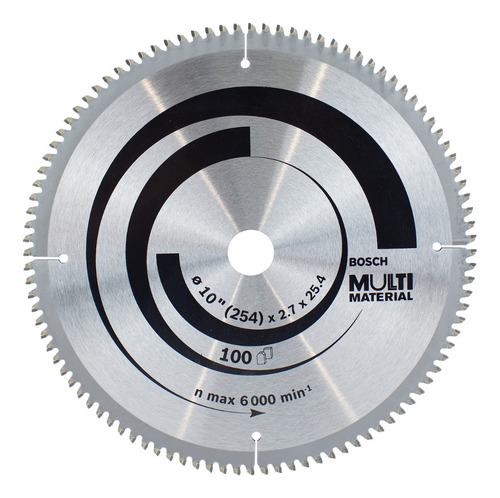 Hoja sierra Circular Bosch CSB Multimaterial ø254x25,4mm 100D