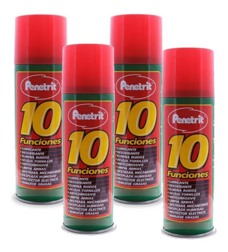 Lubricante Multiuso Penetrit 10 Funciones Pack X 4 Unidades