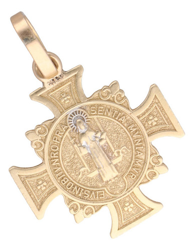 Dije Cruz De 14k  Oro Amarillo, 3.7 Gramos